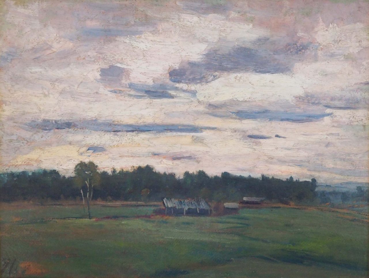 Franz Horadam - weite sommerliche Landschaft