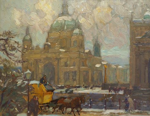 Otto Antoine - Berliner Dom im Winter